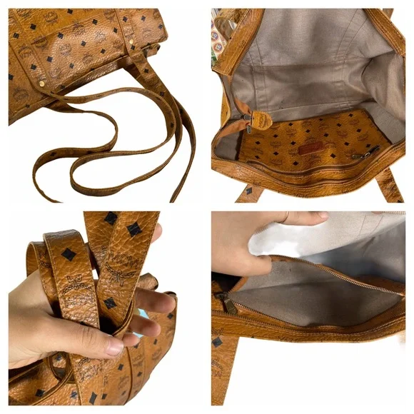 MGM Shoulder bag PVC Brown